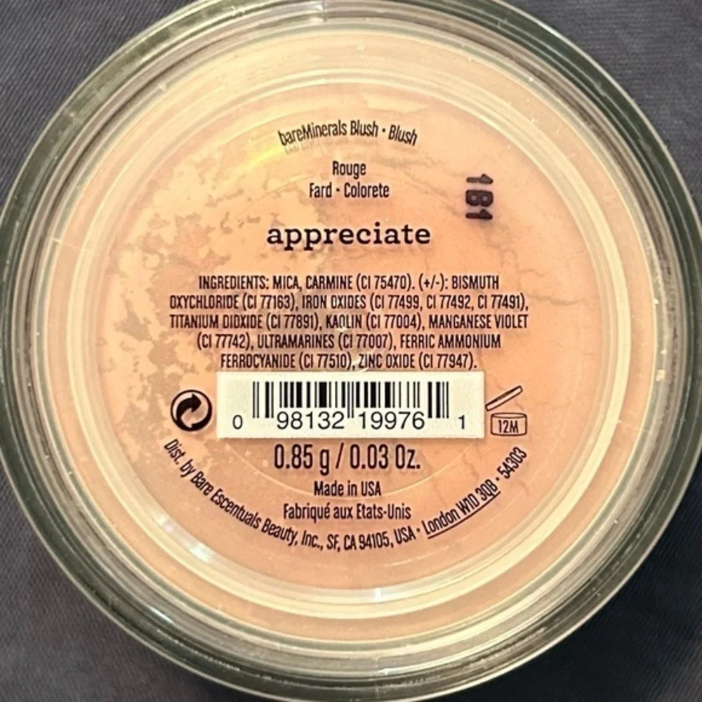 NEW BareMinerals Appreciate Blush